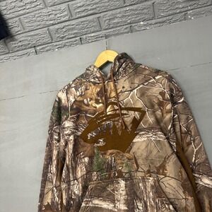 Old Time Hockey Realtree Camo Hoodie Mens Size L Causeway Collection NHL